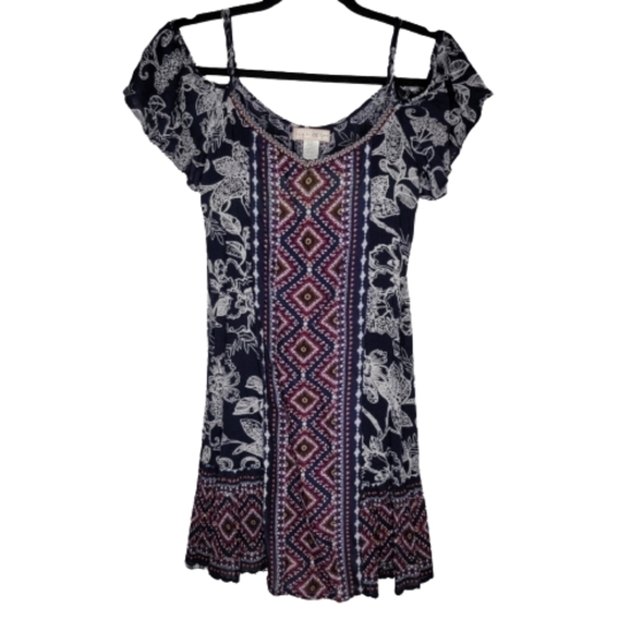 Band Of Gypsies Bohemian Ruffled Top - Picture 1 of 11